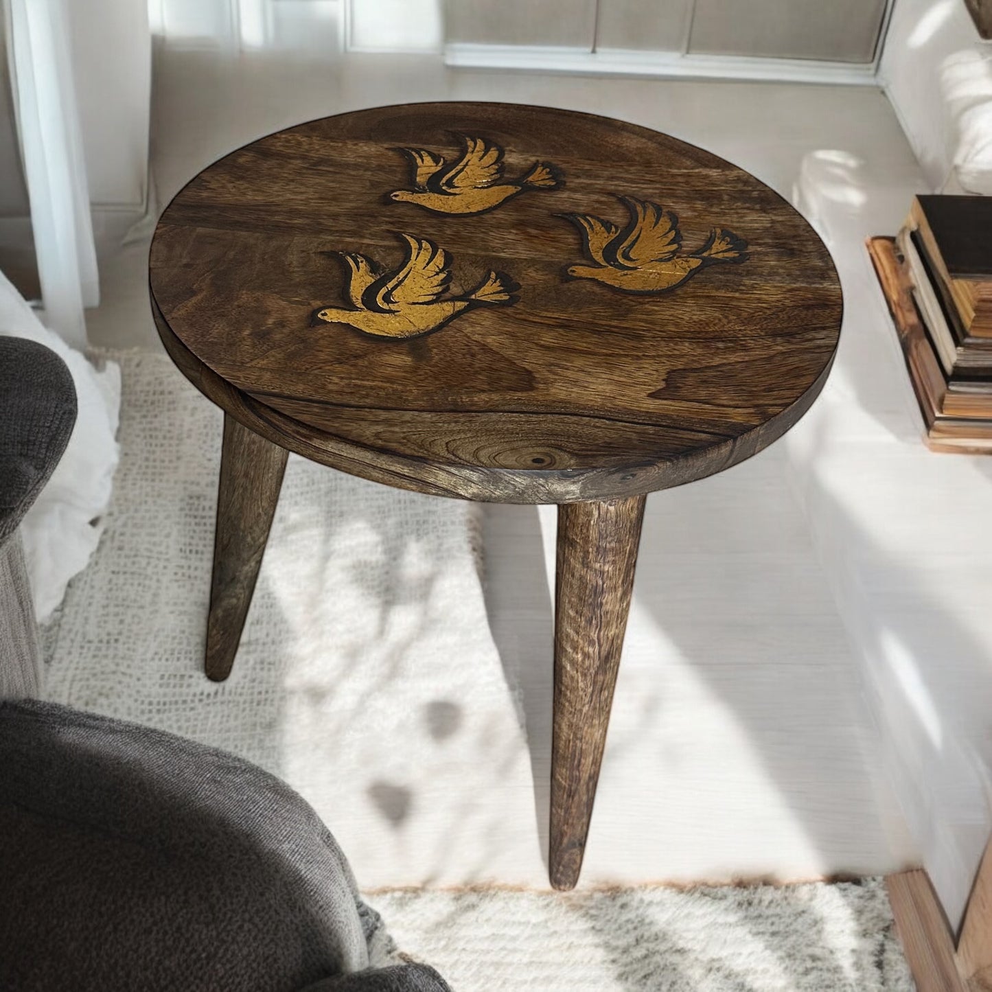SonaSthaan Mango Wood Table with Detachable Legs