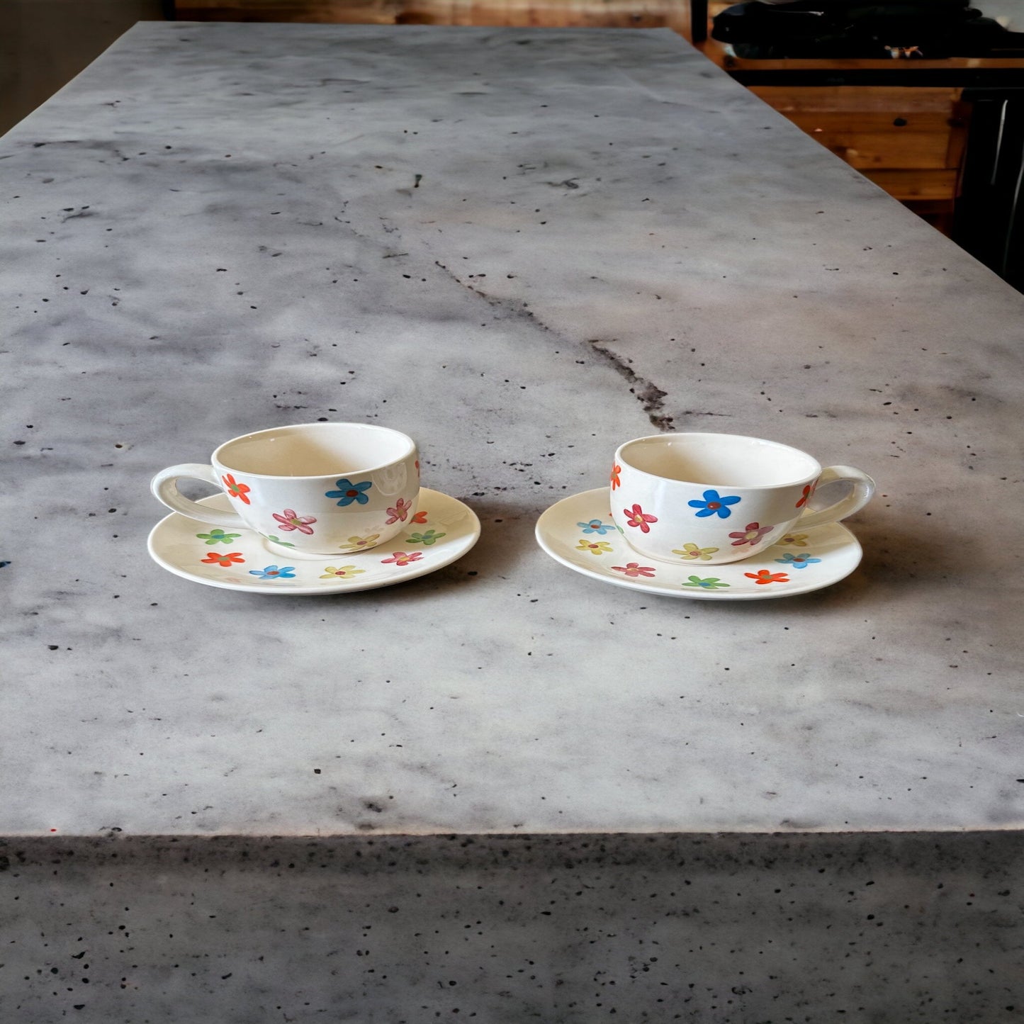 Blossom Bloom Cup and Saucer Set of 2