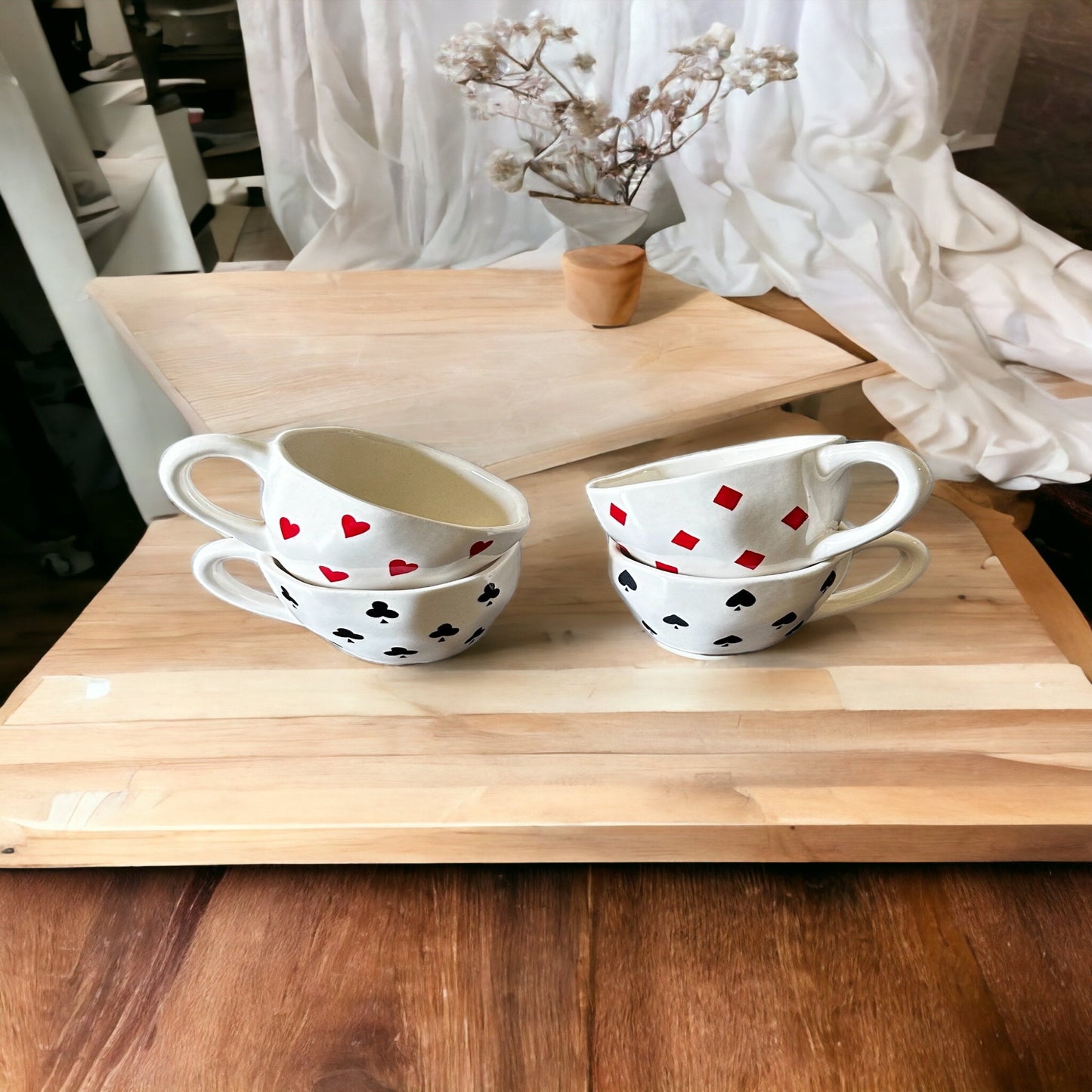 Shuffle & sip mugs – set of 4 including normal delivery