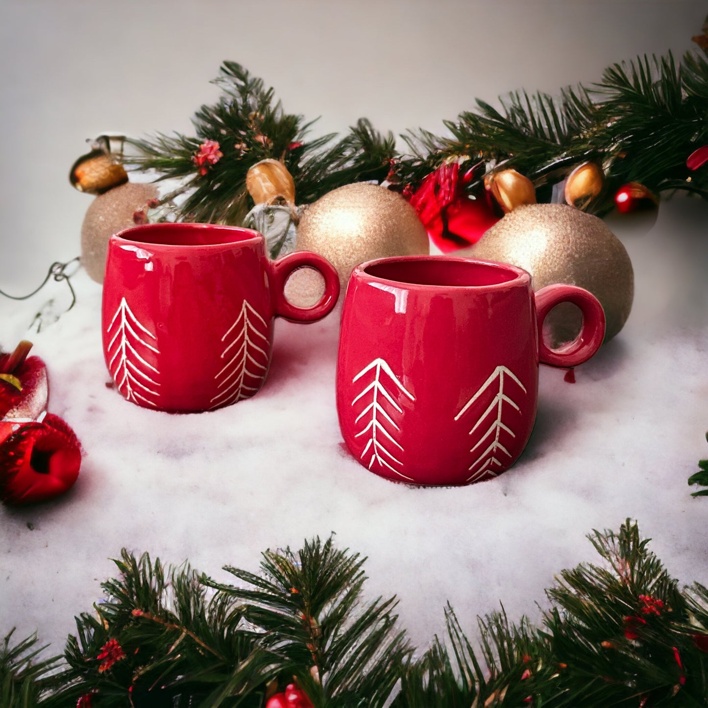 Gleaming Cheer Mugs – set of 2