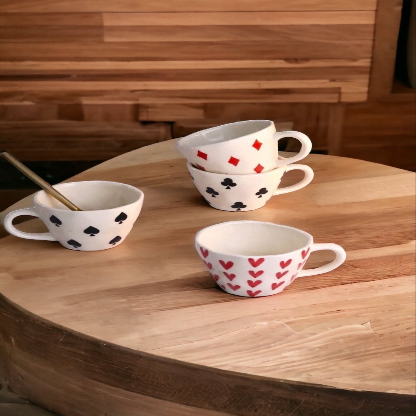 Shuffle & sip mugs – set of 4 including normal delivery