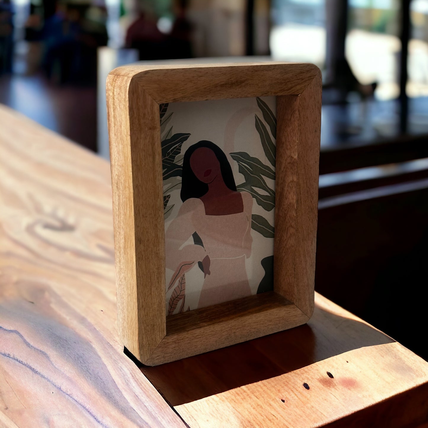 MangoMosaic Self-Standing Wooden Frame - single