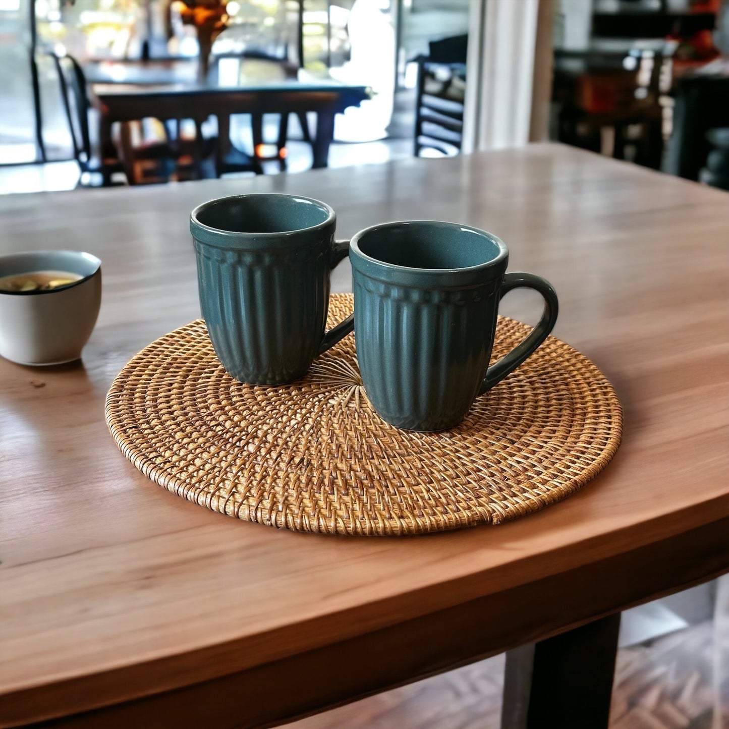 Green vintage mugs - set of two