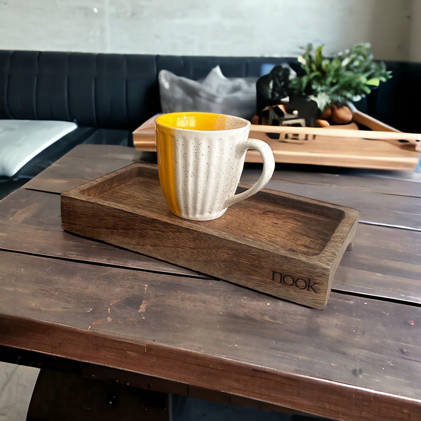 MangoGrove Deep Coffee Tray - single