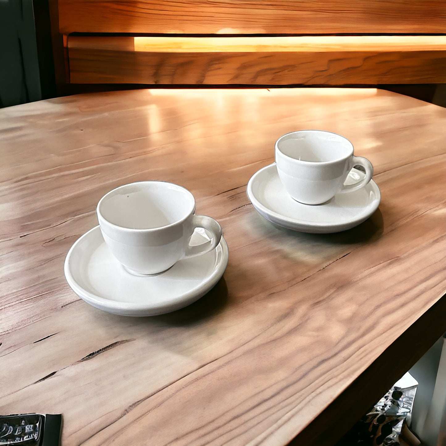 White PetitePleasure Cups & Sauce Set for 2