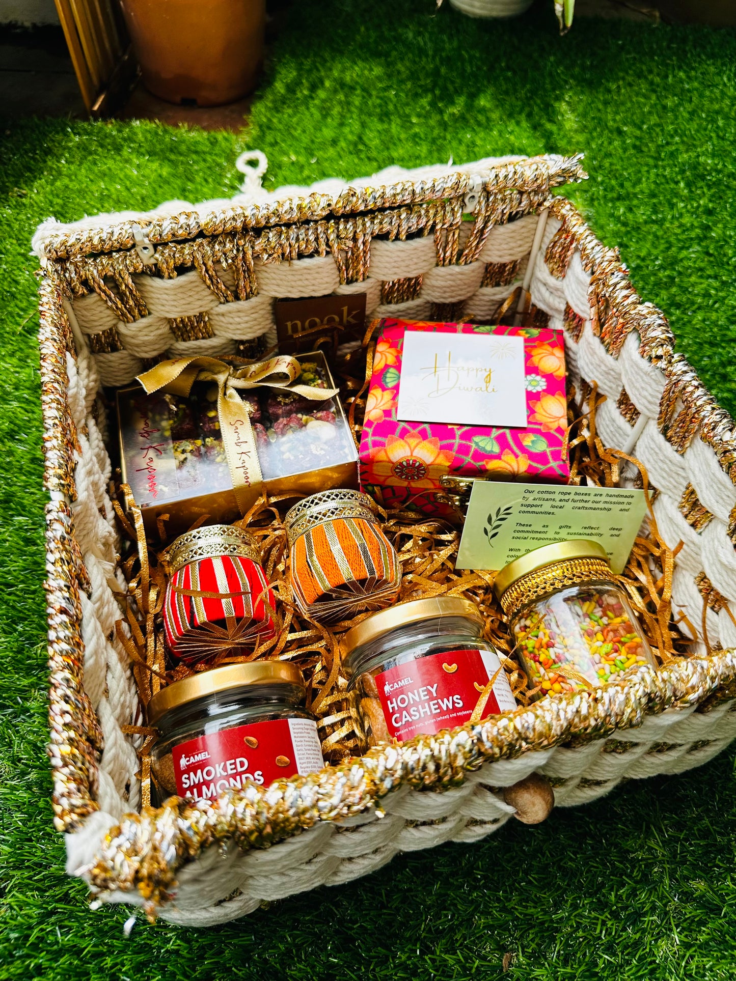 Luminous Diwali Basket