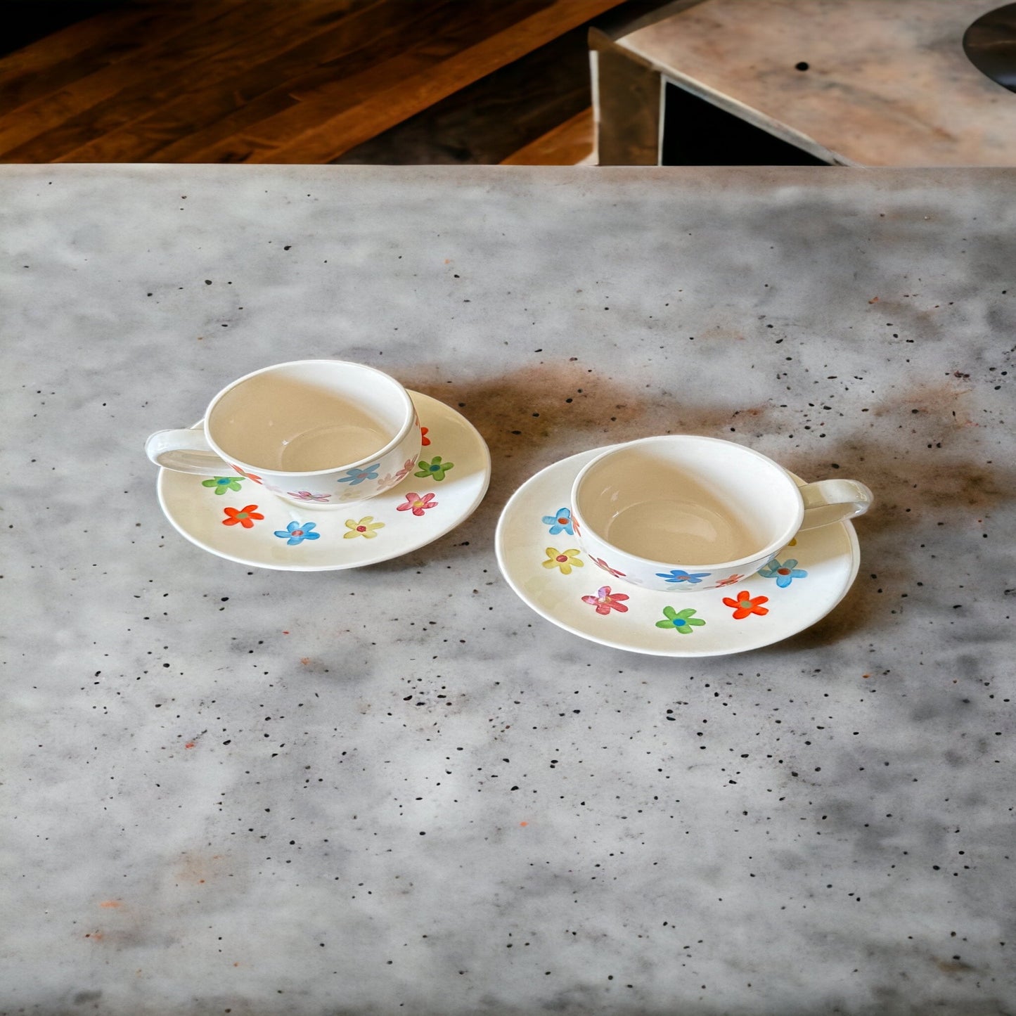 Blossom Bloom Cup and Saucer Set of 2