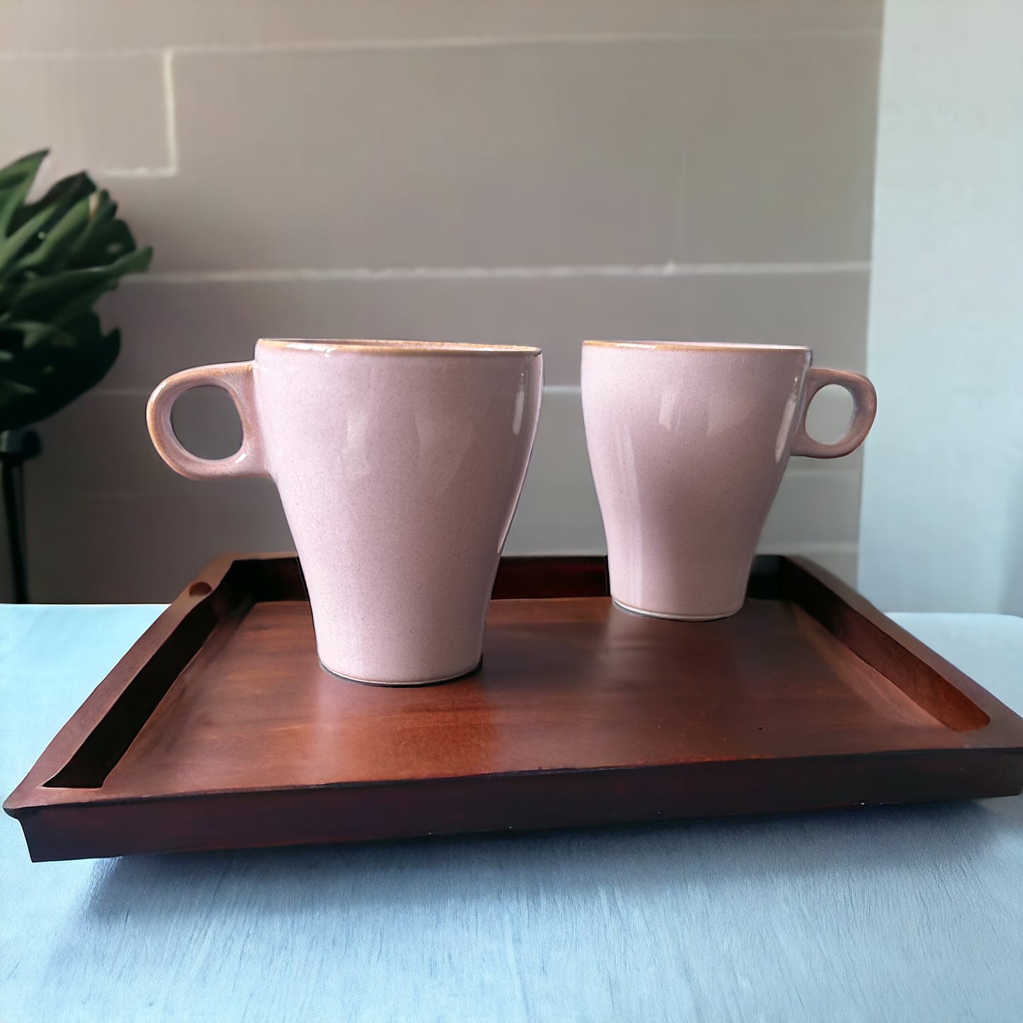 Blush serenity mugs – set of 2