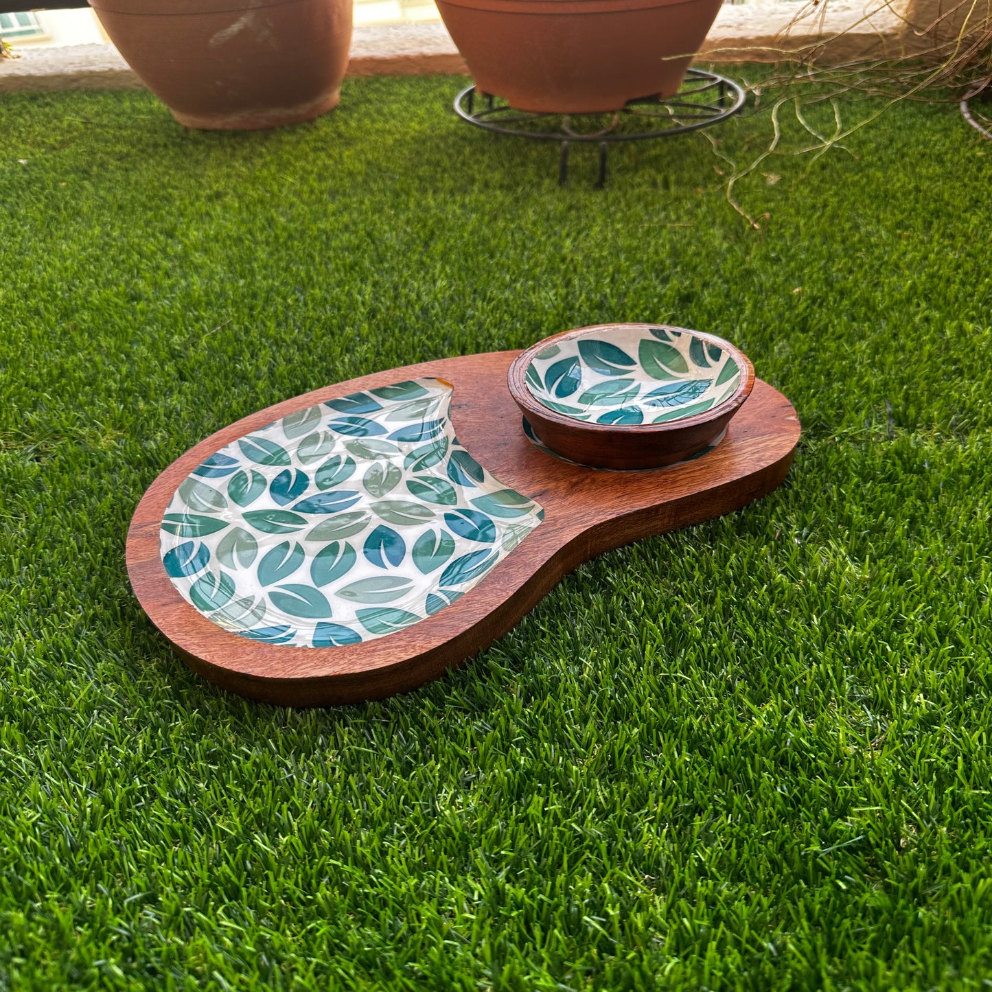Meraki chip and dip platter