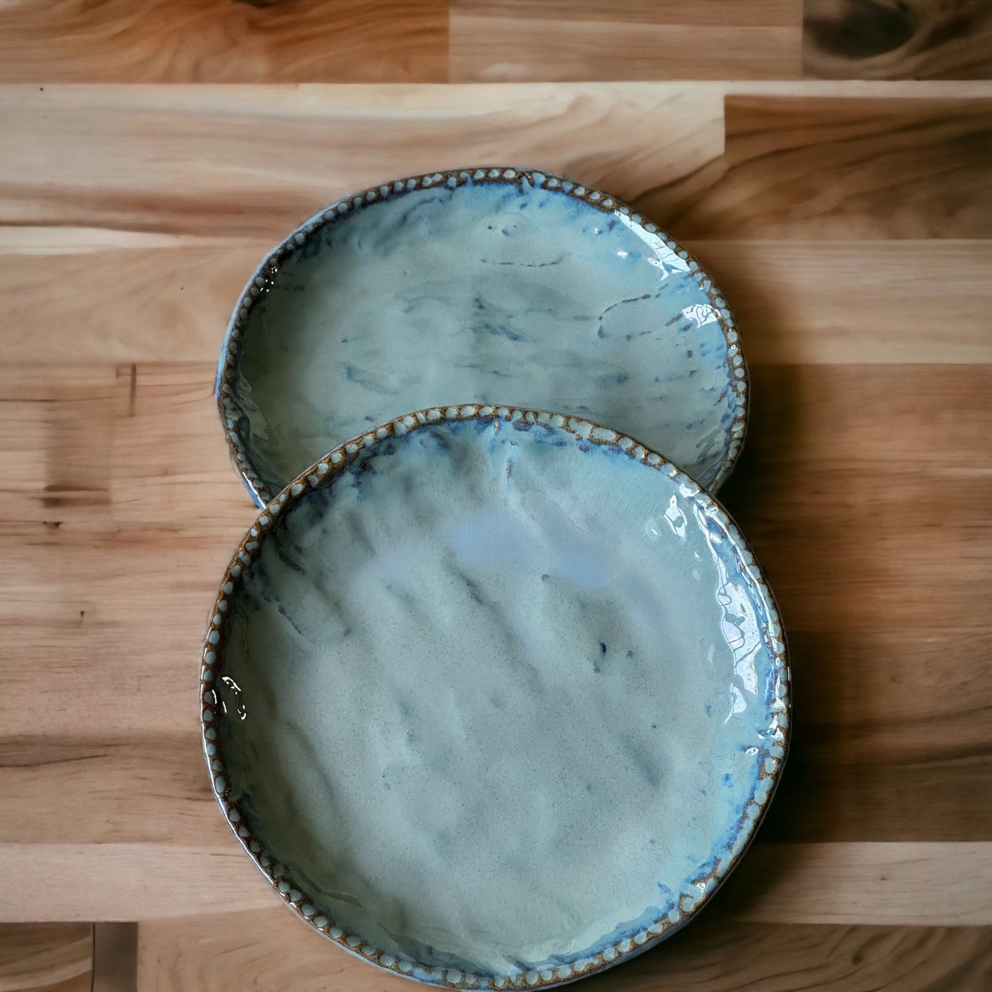 Alana stoneware dinner plates - set of two