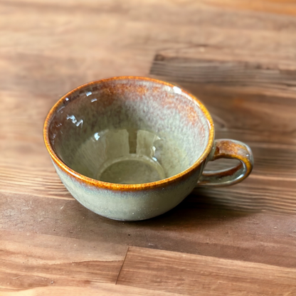 Green oasis coffee mugs – set of 2