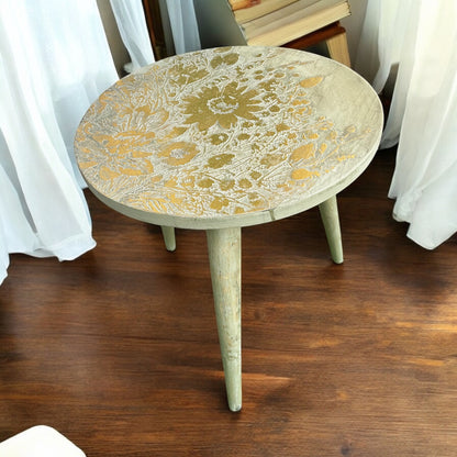 Sage Luxe Antique Mango Wood Table with Detachable Legs