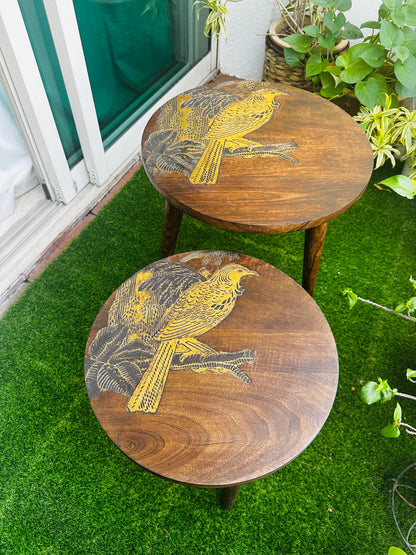 Aurora Eagle Mango Wood Table with Detachable Legs