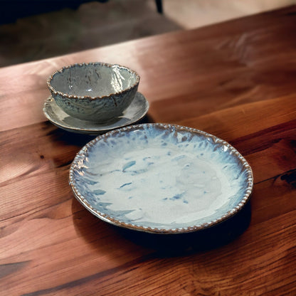 Alana stoneware dinner plates - set of two