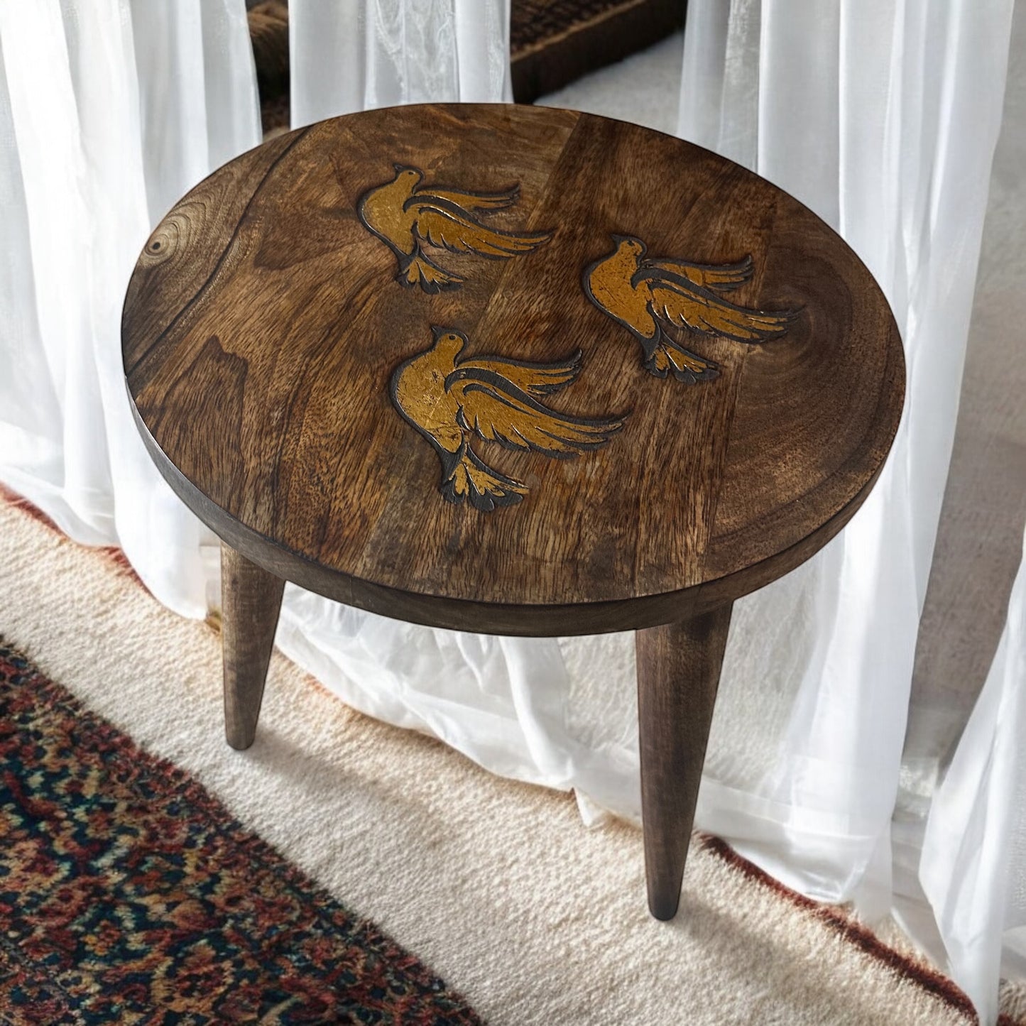 SonaSthaan Mango Wood Table with Detachable Legs
