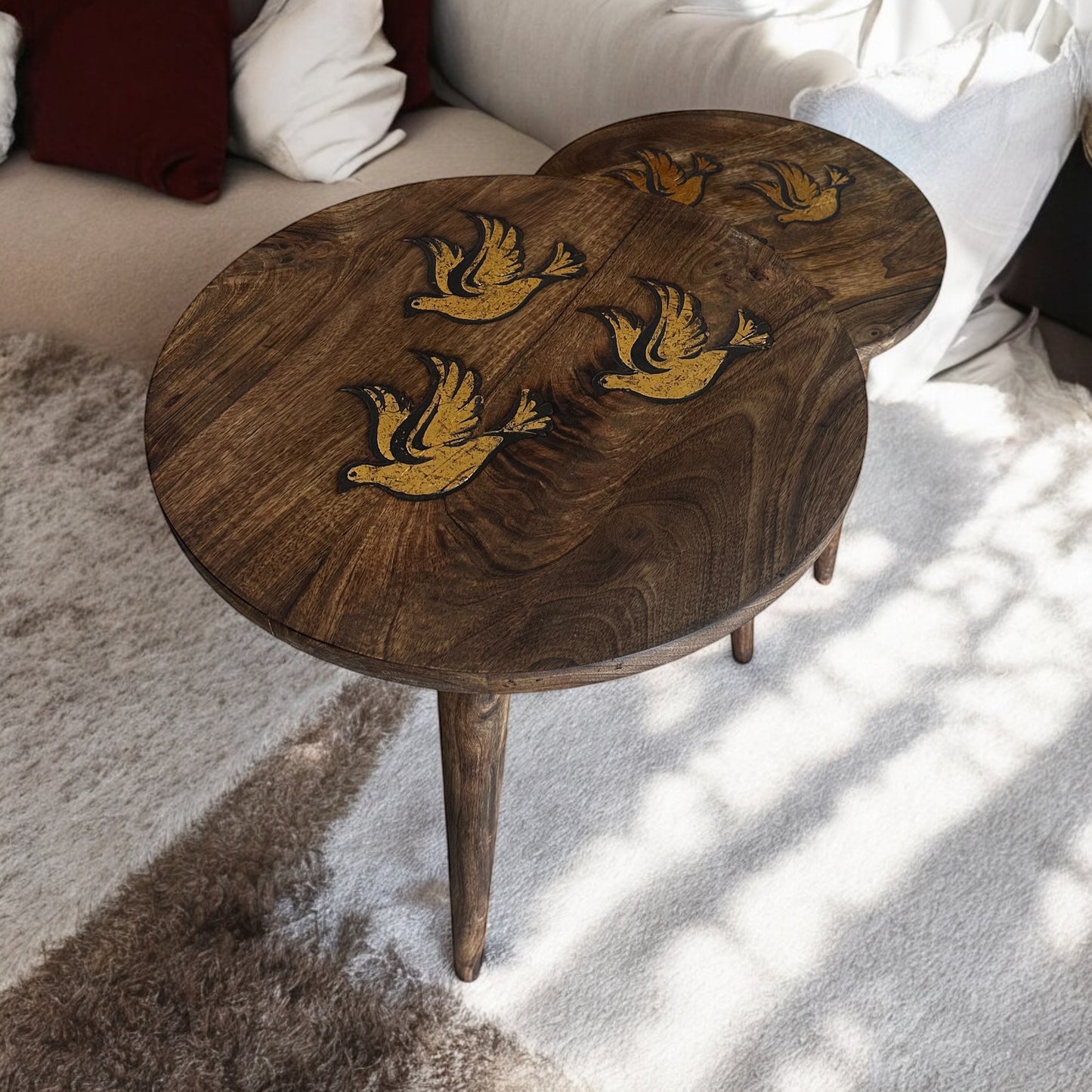 SonaSthaan Mango Wood Table with Detachable Legs