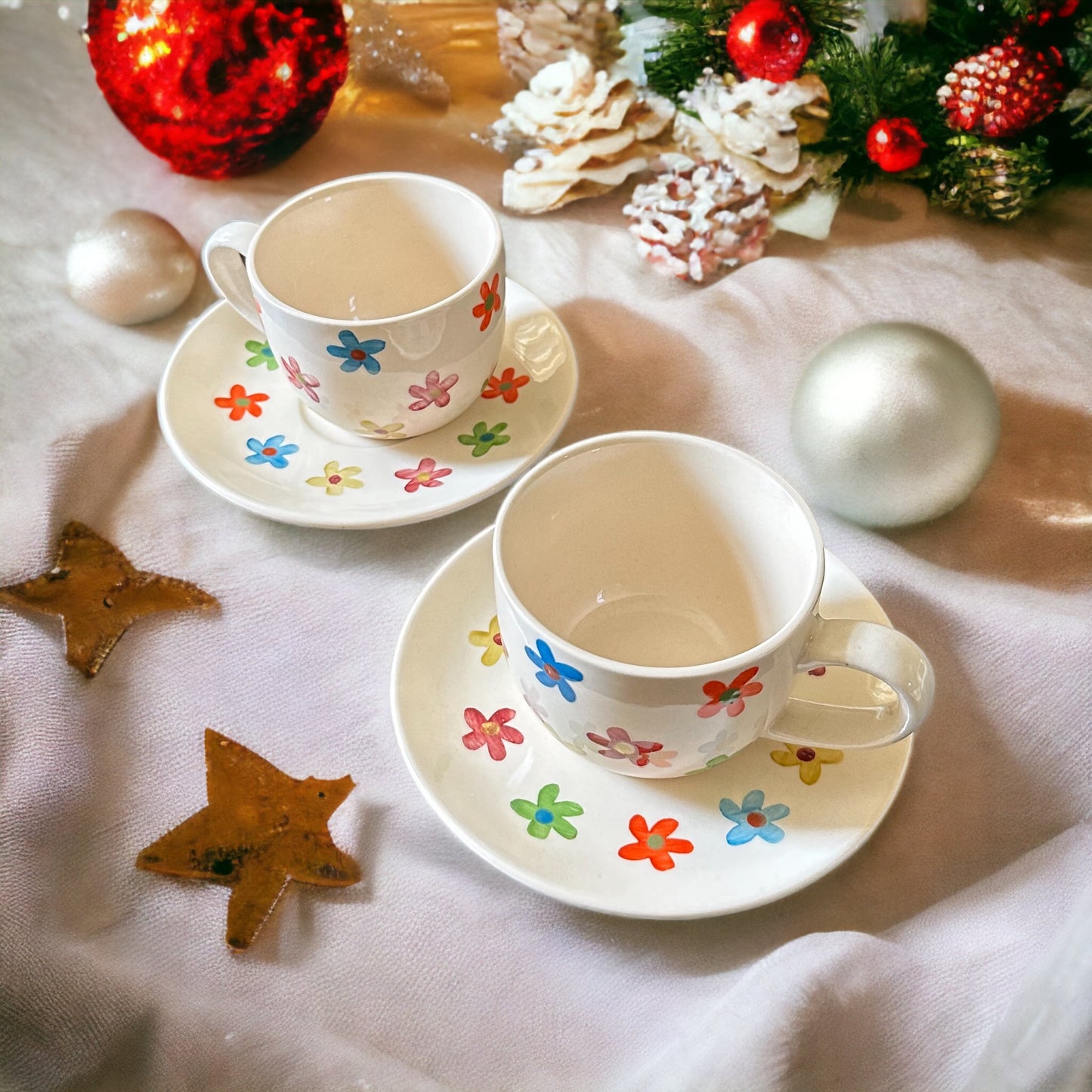 Blossom Bloom Cup and Saucer Set of 2