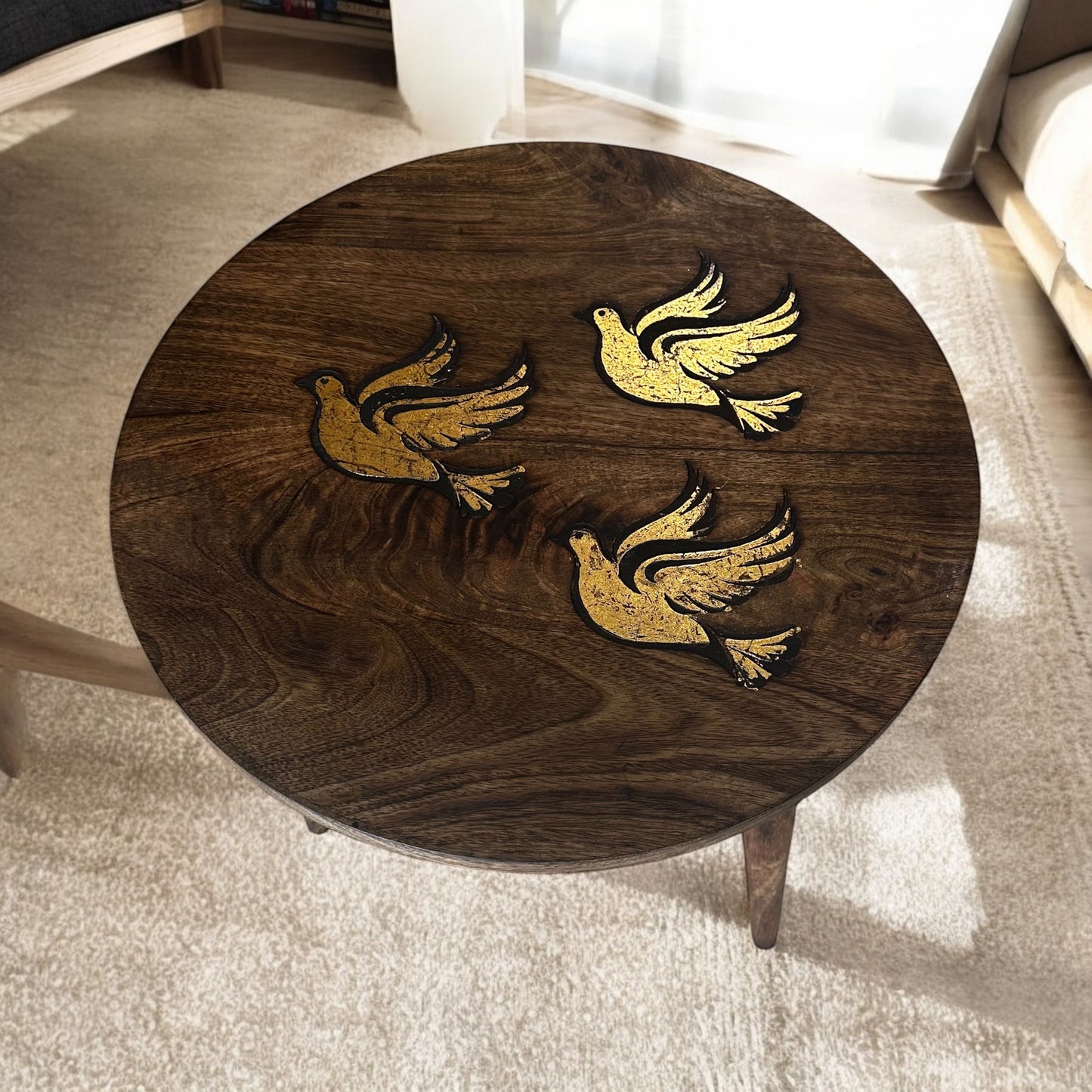 SonaSthaan Mango Wood Table with Detachable Legs
