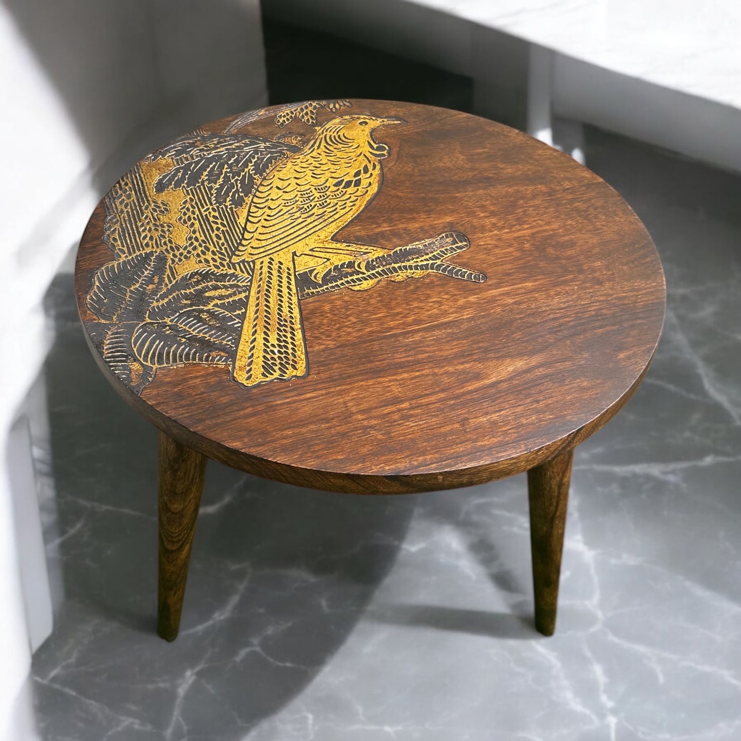 Aurora Eagle Mango Wood Table with Detachable Legs