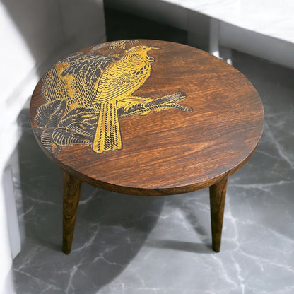 Aurora Eagle Mango Wood Table with Detachable Legs