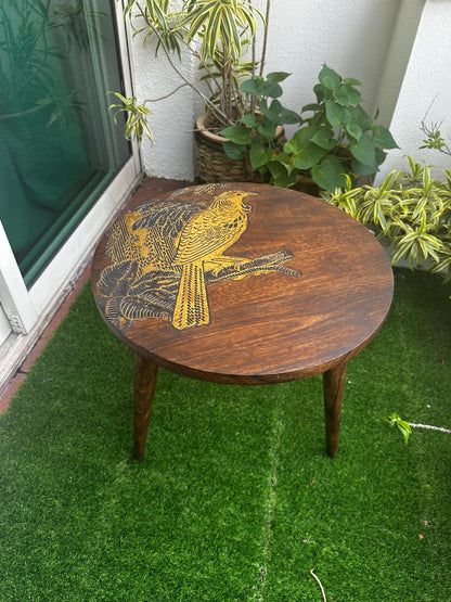 Aurora Eagle Mango Wood Table with Detachable Legs