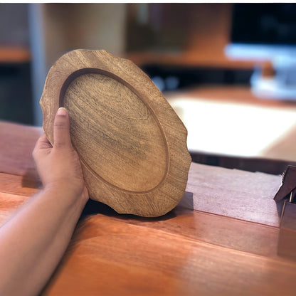 Mini rustic curvy platter - single