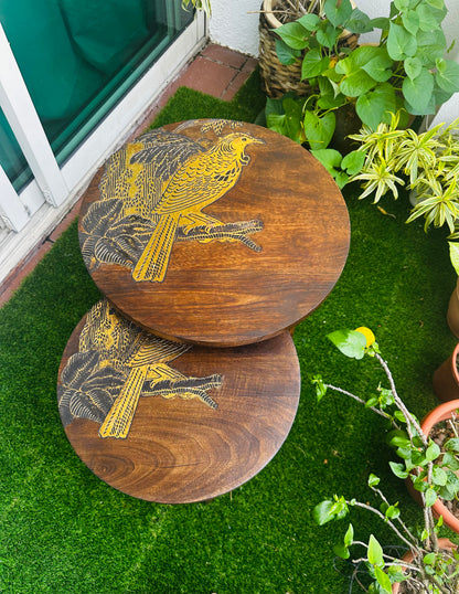 Aurora Eagle Mango Wood Table with Detachable Legs