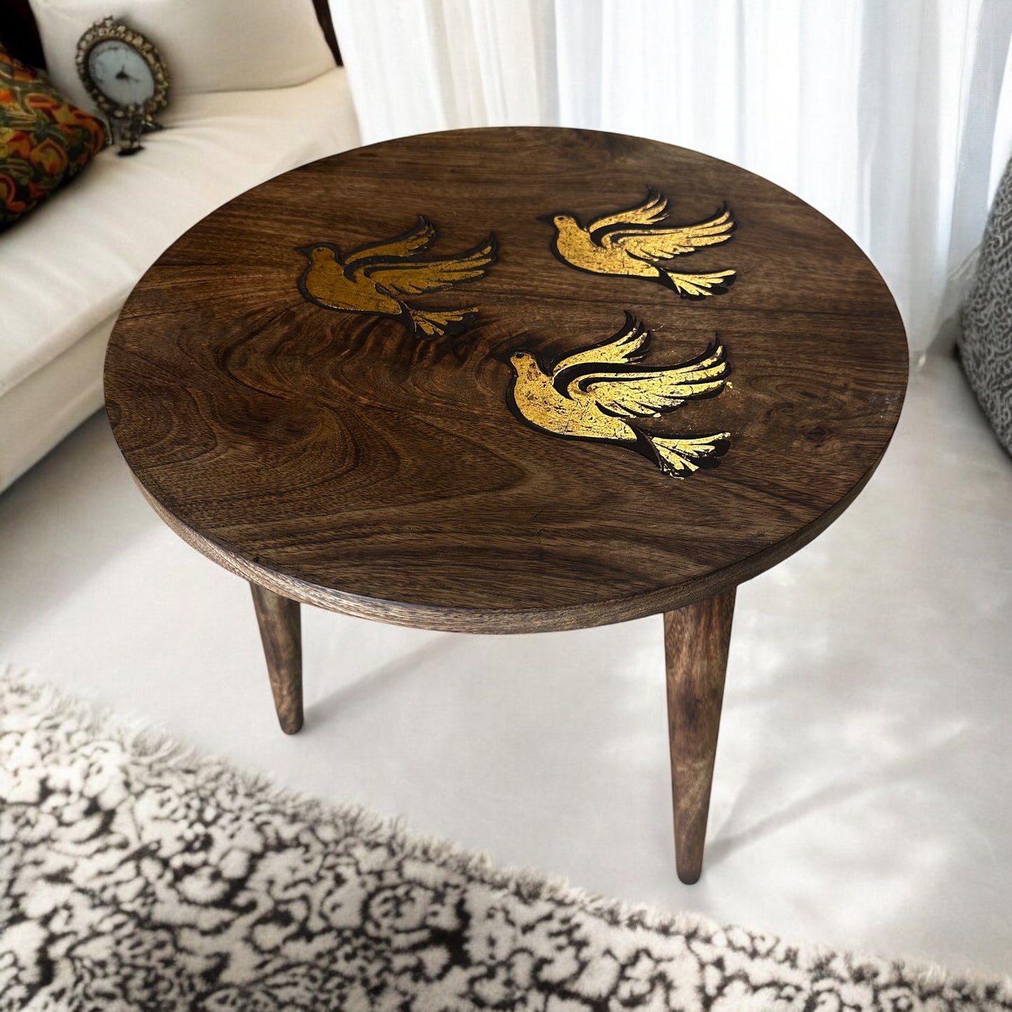 SonaSthaan Mango Wood Table with Detachable Legs