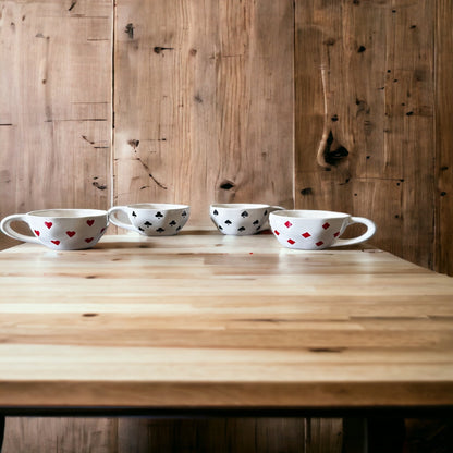 Shuffle & sip mugs – set of 4