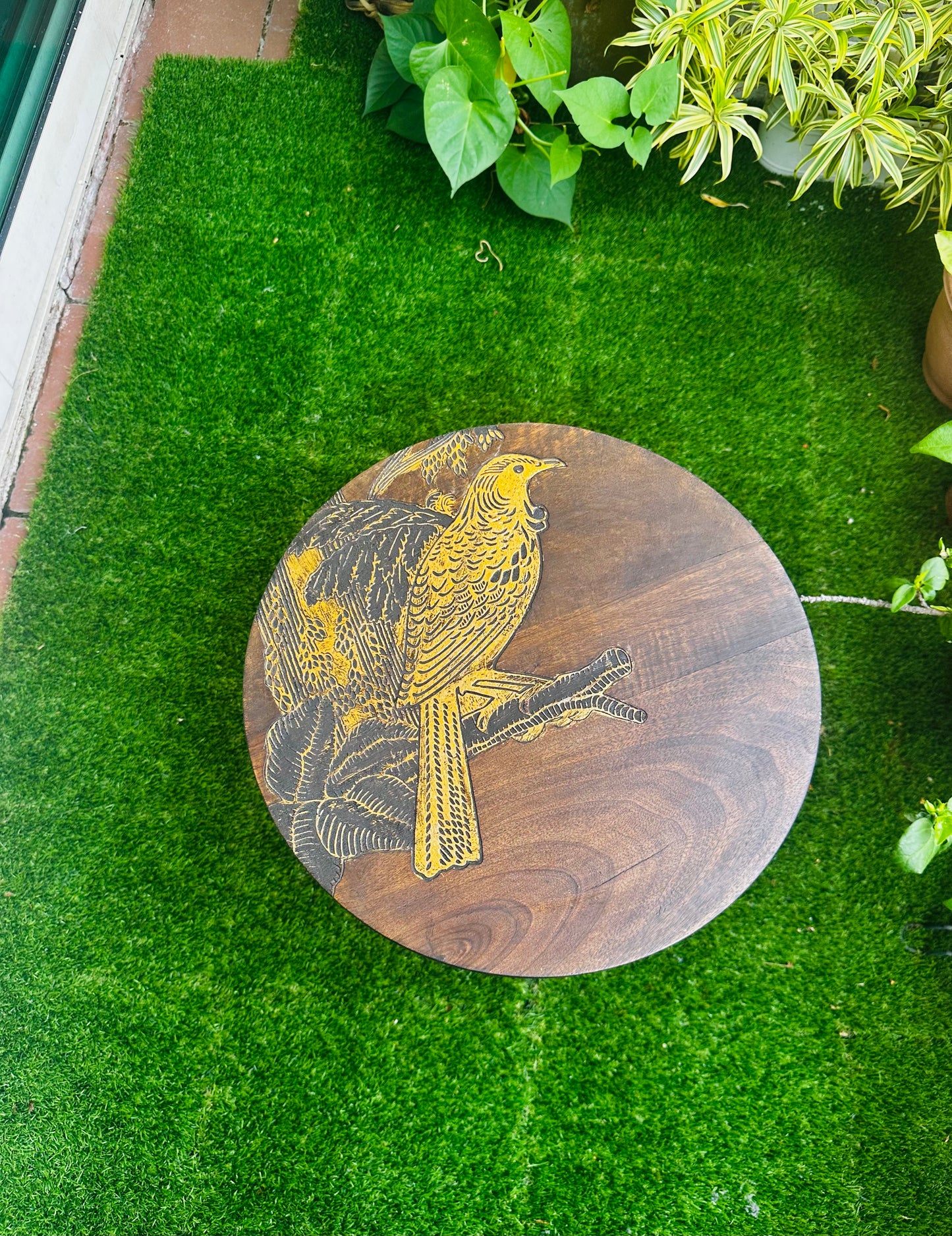 Aurora Eagle Mango Wood Table with Detachable Legs